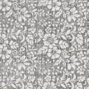 Colours Ellissya Ditsy floral Grey Rug (L)1.7m (W)1.2m