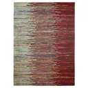 Colours Yazmine Striped Red Rug (L)1.7m (W)1.2m