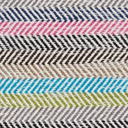 Colours Macayla Striped Multicolour Rug (L)1.7m (W)1.2m