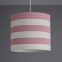 Kids Colours Little candy stripe Pink & white Light shade (D)250mm