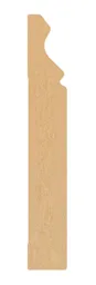 MDF Ogee Skirting board (L)2.4m (W)119mm (T)18mm
