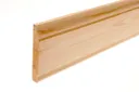 Planed Natural Pine Ogee Skirting board (L)2.1m (W)94mm (T)15mm