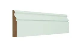 Primed White MDF Ogee Skirting board (L)2.4m (W)169mm (T)18mm