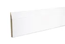 Primed White MDF Ovolo Skirting board (L)2.4m (W)144mm (T)14.5mm
