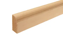 Pine Bullnose Architrave (L)2.1m (W)44mm (T)15mm, Pack of 8