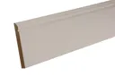 Primed White MDF Torus Skirting board (L)2.4m (W)169mm (T)18mm, Pack of 2