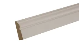GoodHome Primed White MDF Torus Softwood Architrave (L)2.1m (W)69mm (T)18mm 10.63kg, Pack of 5