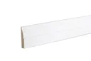 GoodHome Primed White MDF Ovolo Softwood Architrave (L)2.1m (W)69mm (T)14.5mm 8.56kg, Pack of 5