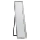 Colours Tibertus White Rectangular Framed Mirror (H)1640mm (W)470mm