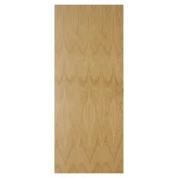 Flush Oak veneer LH & RH Internal Fire Door, (H)1981mm (W)686mm