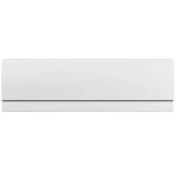 Cooke & Lewis Gloss White Straight Front Bath panel (W)1800mm