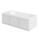 Cooke & Lewis Verso Acrylic Left-handed Straight Bath (L)1675mm (W)765mm
