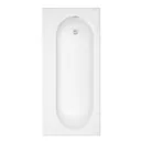 Cooke & Lewis Verso Acrylic Right-handed Straight Bath (L)1675mm (W)765mm