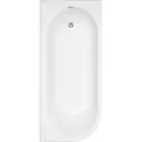 Cooke & Lewis J-Curved Acrylic Right-handed Curved Bath (L)1695mm (W)745mm