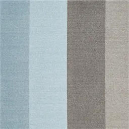Colours Elsie Striped Blue Rug (L)2.3m (W)1.6m