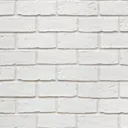 Colours Off white Brick effect Blown Wallpaper