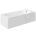 Cooke & Lewis Acrylic Right-handed Straight Walk-in Bath (L)1700mm (W)700mm