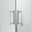 GoodHome Beloya Square Clear Shower Shower enclosure with Corner entry double sliding door (W)800mm (D)800mm