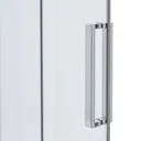 Cooke & Lewis Zilia Clear Framed Sliding Shower Door (W)1400mm