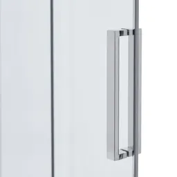 Cooke & Lewis Zilia Clear Framed Sliding Shower Door (W)1400mm