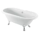 Cooke & Lewis Duchess Acrylic Left or right-handed Oval Freestanding Bath (L)1695mm (W)785mm