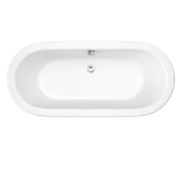 Cooke & Lewis Savoy Acrylic Oval Freestanding Bath (L)1700mm (W)755mm