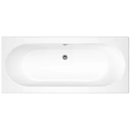 Cooke & Lewis Sovana Supercast acrylic Rectangular Straight Bath (L)1700mm (W)750mm