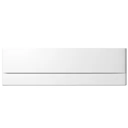 Cooke & Lewis White Straight Front Bath panel (W)1500mm