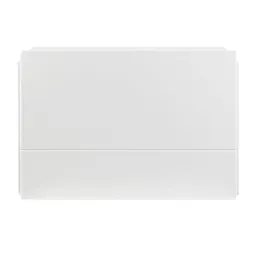Cooke & Lewis White Straight Front Bath panel (W)800mm