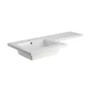 Cooke & Lewis Ardesio Matt Indigo & White Freestanding Vanity unit & basin set (H)820mm