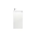 GoodHome Imandra Gloss White Freestanding Vanity unit & basin set (H)790mm