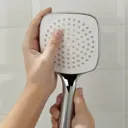 GoodHome Teesta Single-spray pattern Shower head