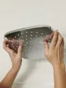 GoodHome Teesta Overhead Single-spray pattern Shower head