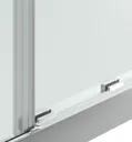 GoodHome Beloya Rectangular Clear Shower Door, panel & tray kit with Double sliding doors (W)1200mm (D)900mm