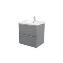 GoodHome Imandra Grey Freestanding Vanity unit & basin set (W)604mm