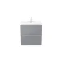 GoodHome Imandra Grey Freestanding Vanity unit & basin set (W)604mm