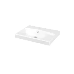 GoodHome Imandra Grey Wall-mounted Vanity unit & basin set (W)604mm