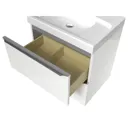 GoodHome Imandra White Wall-mounted Vanity unit & basin set (W)604mm