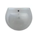 Plumbsure Bodmin White Open back close-coupled Toilet & full pedestal basin