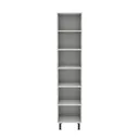 GoodHome Caraway White Tall Larder cabinet, (W)500mm