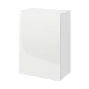 GoodHome Stevia Matt White Standard Wall cabinet, (W)500mm (D)338mm