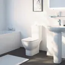 Ideal Standard Tesi Contemporary Close-coupled Rimless Toilet set with Soft close seat