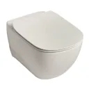 Ideal Standard Tesi Contemporary Wall hung Rimless Toilet with Soft close seat