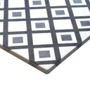 Konkrete Square Grey Matt Décor mix Porcelain Wall & floor Tile Sample