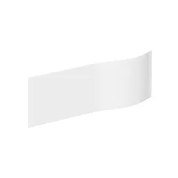 Cooke & Lewis P Bath Gloss White Left or right-handed P-shaped Front Bath panel (W)1700mm