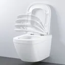 Grohe Euro Contemporary Wall hung Rimless Comfort height Toilet & cistern with Soft close seat