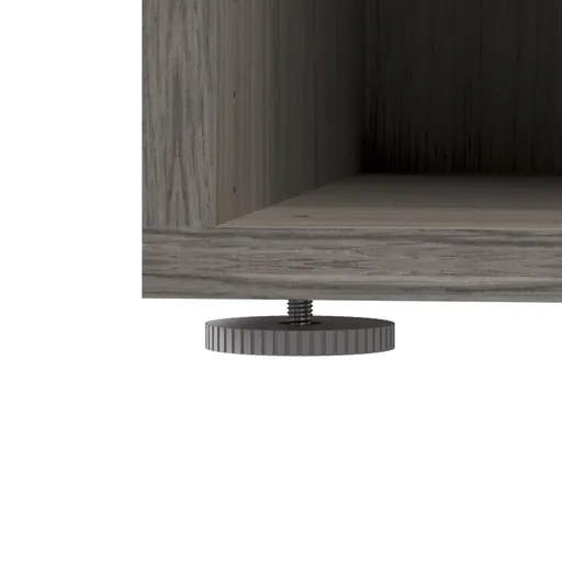 GoodHome Atomia Grey oak effect Modular furniture cabinet, (H)1875mm (W)500mm (D)450mm