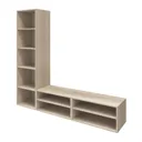 GoodHome Atomia Oak effect Modular furniture cabinet, (H)1875mm (W)500mm (D)450mm