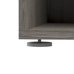 GoodHome Atomia Grey oak effect Modular furniture cabinet, (H)2250mm (W)750mm (D)450mm