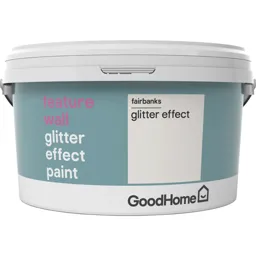 GoodHome Feature wall Fairbanks Glitter effect Emulsion paint, 2L